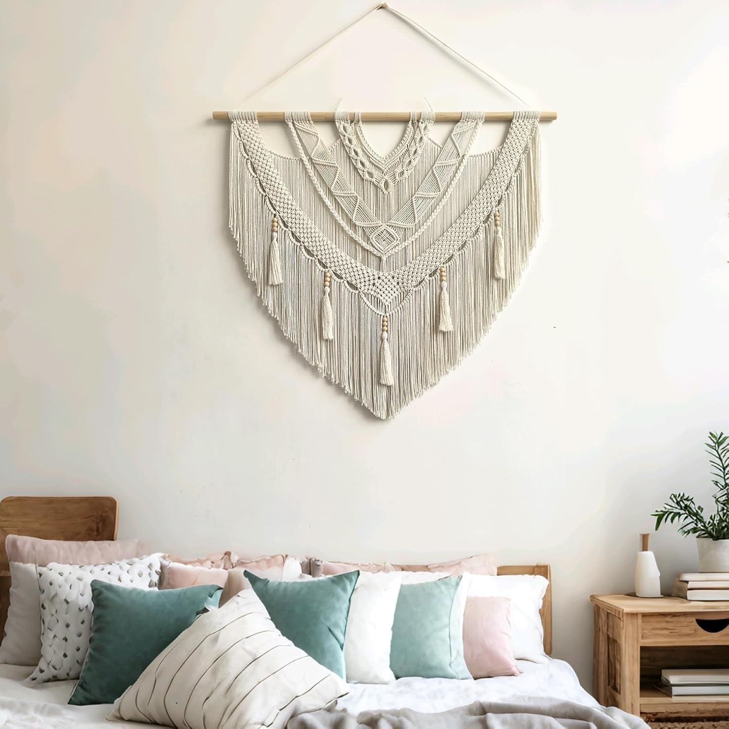 Large Boho Woven Macrame Wall Hanging