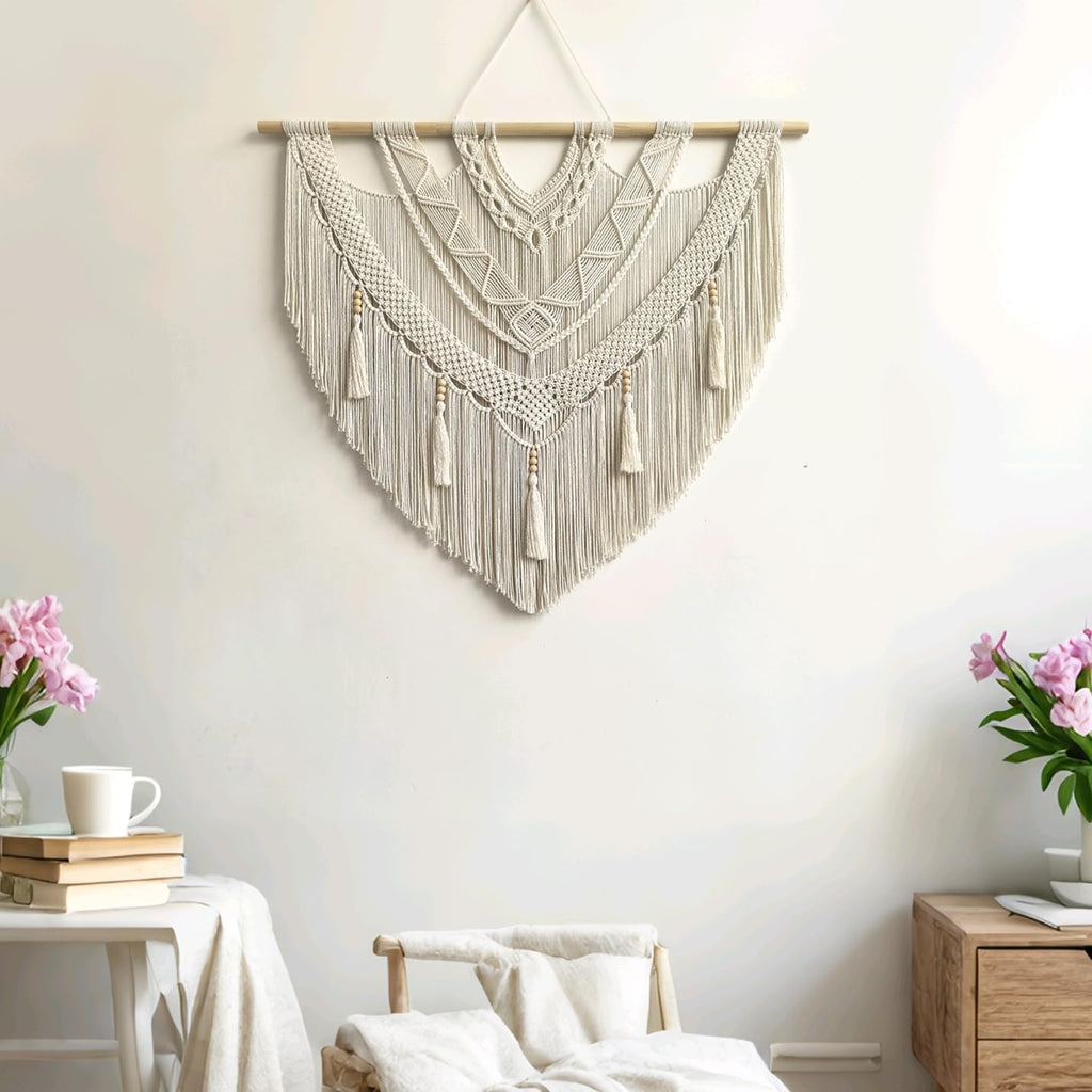 Large Boho Woven Macrame Wall Hanging