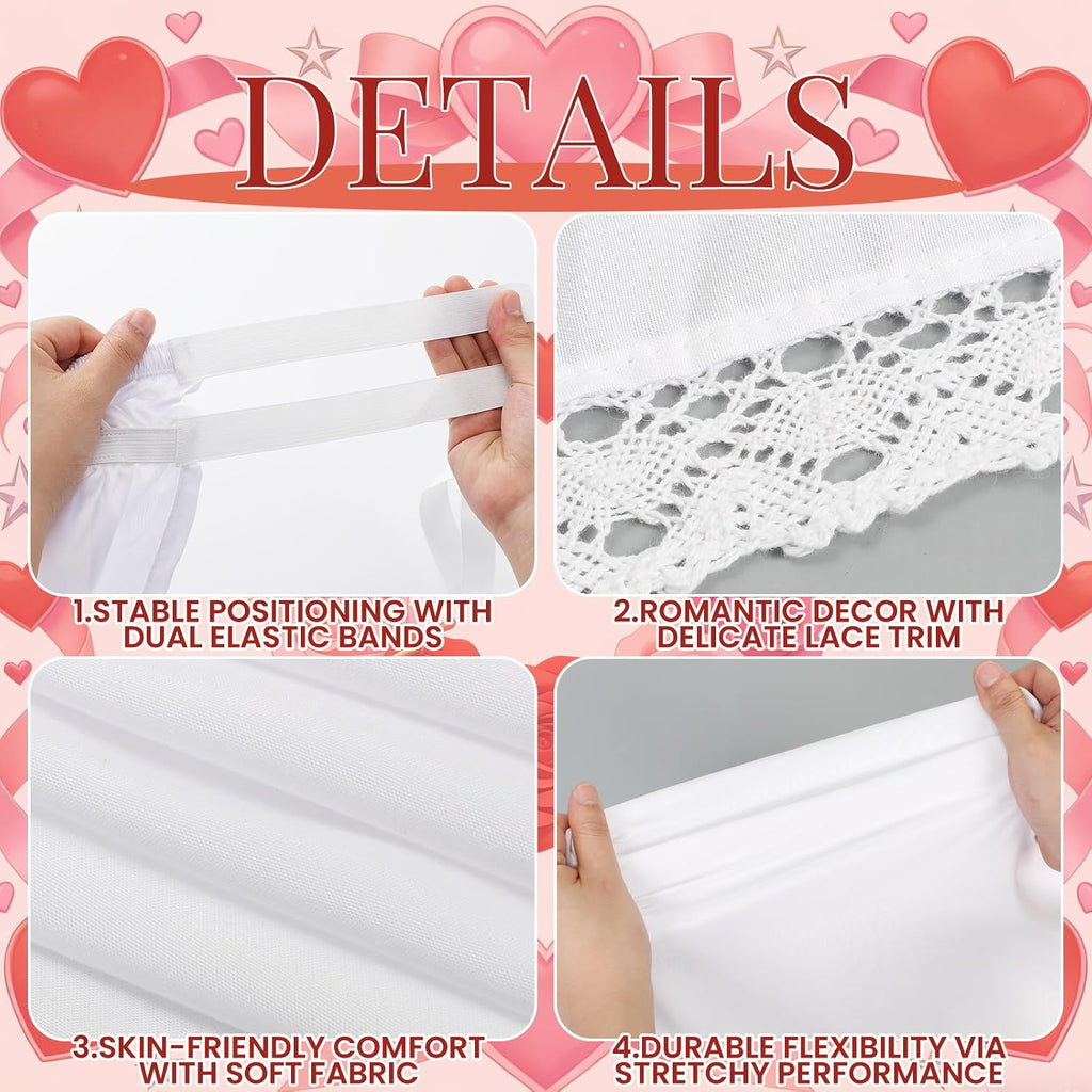 Ruffled Lace Twin‑XL Dorm Bed Skirt