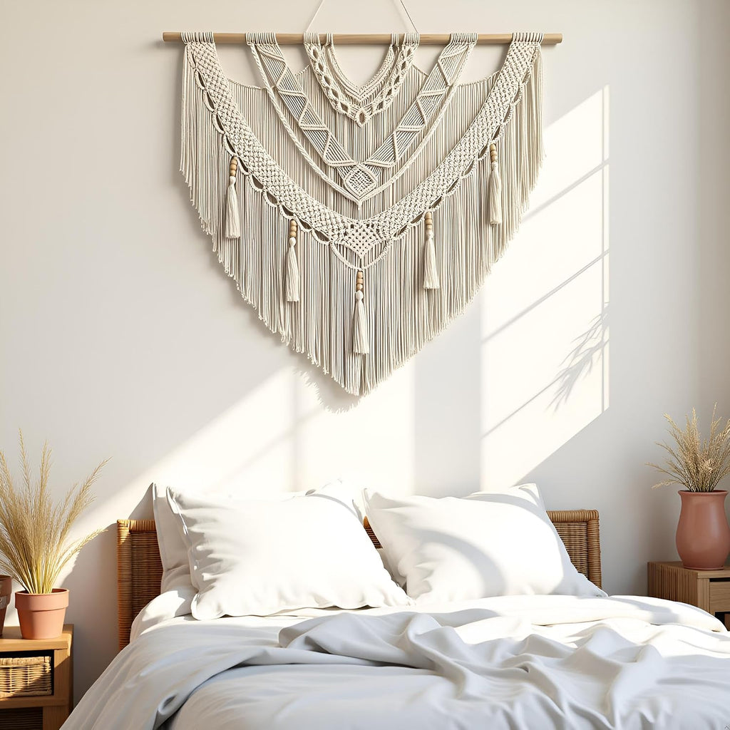 Large Boho Woven Macrame Wall Hanging