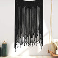 Black Modern Chic Macrame Wall Hanging