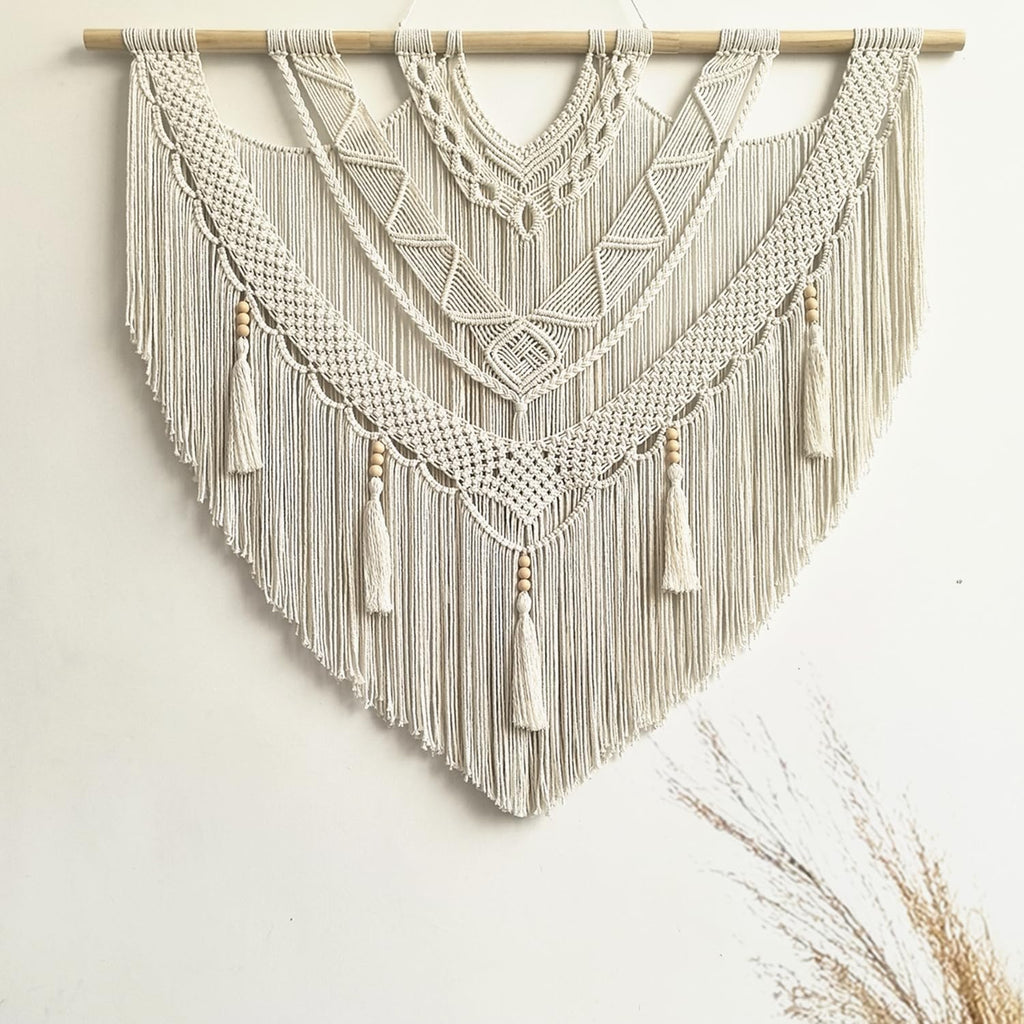 Large Boho Woven Macrame Wall Hanging