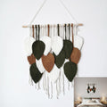 Leaf Feather Macrame Wall Hanging