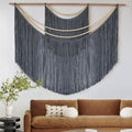 Grey Boho Macrame Wall Hanging
