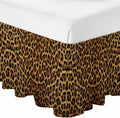 Print Elastic Wrap‑Around Queen Bed Skirt