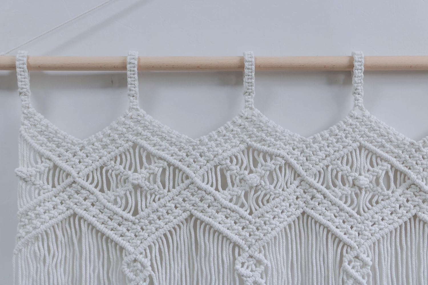Boho Handmade Woven Macrame Window Valance