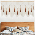 Wood‑Bead Tassel Large Boho Macrame Wall Hanging